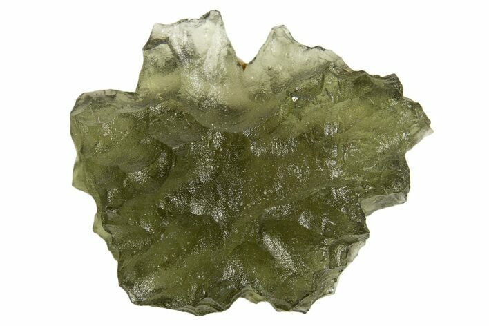 Green Moldavite Tektite ( g) - Besednice, Czech Republic #337748